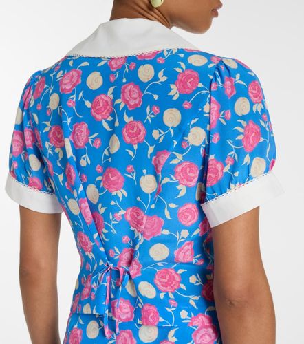 Rixo Blusa Zinia de seda floral - Rixo - Modalova