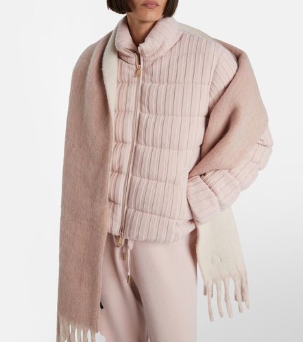 Cárdigan de plumas de lana y cachemir - Moncler - Modalova