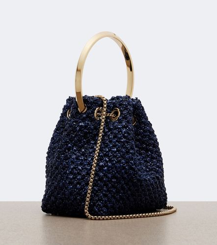 Bon Bon Small raffia-effect bucket bag - Jimmy Choo - Modalova