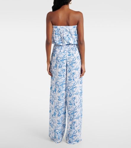 Naomi strapless cotton jumpsuit - Melissa Odabash - Modalova