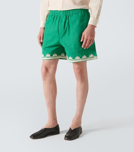 Shorts Ripple in cotone con ricamo - Bode - Modalova