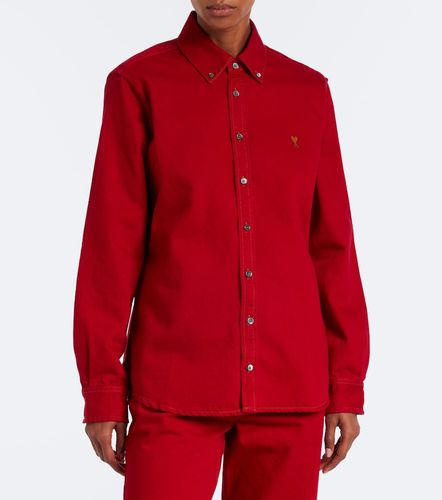 Camisa Ami de Coeur de sarga de algodón - Ami Paris - Modalova
