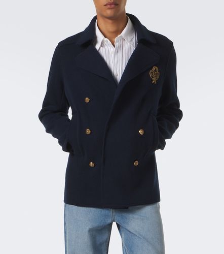 Blazer de algodón de punto con DG - Dolce&Gabbana - Modalova