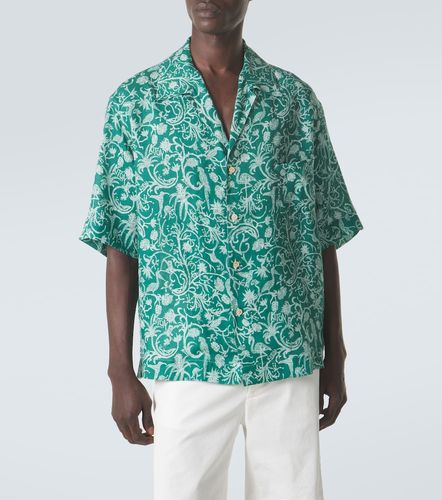 Kiton Camisa de lino estampada - Kiton - Modalova