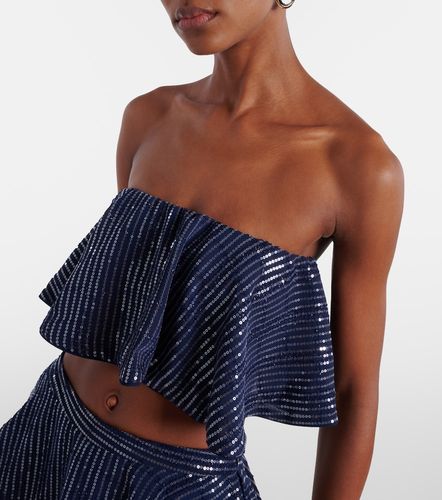 Sequined cropped top - Adriana Degreas - Modalova
