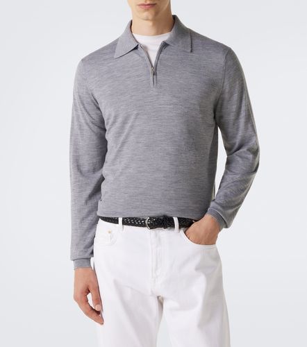 Pullover polo in lana, seta e cashmere - Lardini - Modalova