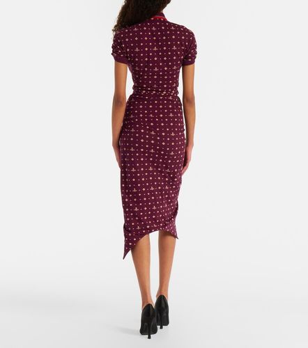 Vestido midi Pulling de algodón fruncido - Vivienne Westwood - Modalova