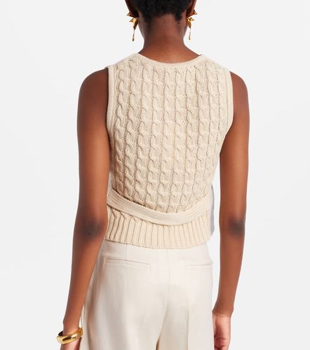 Calibri cable-knit linen vest - Max Mara - Modalova