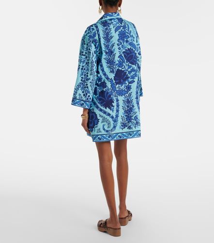 Vestido corto oversized de algodón floral - Etro - Modalova