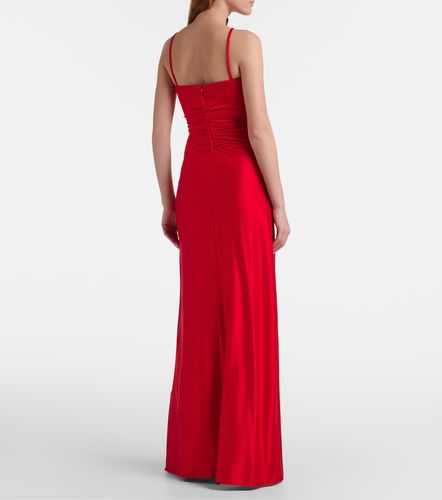 Oggetti ruched halterneck bustier gown - Max Mara - Modalova