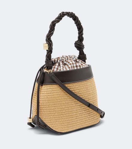 Bou Small raffia-effect bucket bag - Ganni - Modalova
