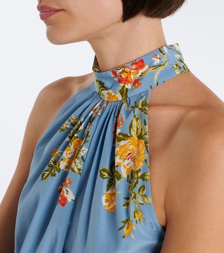 Top Kovi en mezcla de seda floral - Veronica Beard - Modalova