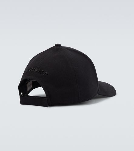 Logo cotton twill baseball cap - Moncler - Modalova