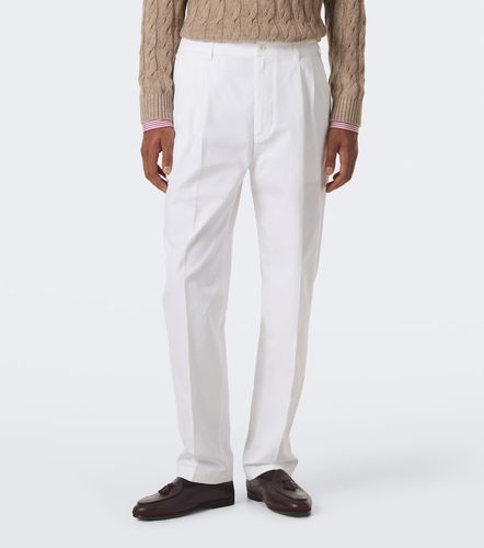 Pantalones rectos de algodón y cachemir - Dunhill - Modalova