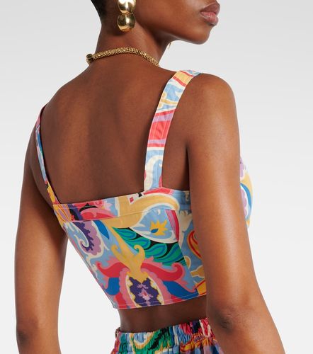 Etro Printed cotton crop top - Etro - Modalova