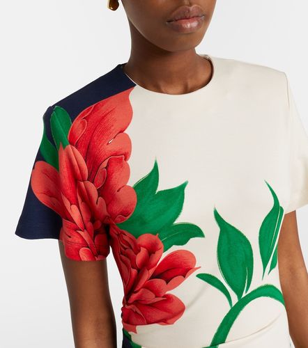 Vestido largo Lela de jersey floral - La DoubleJ - Modalova