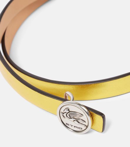 Etro 15mm metallic leather belt - Etro - Modalova