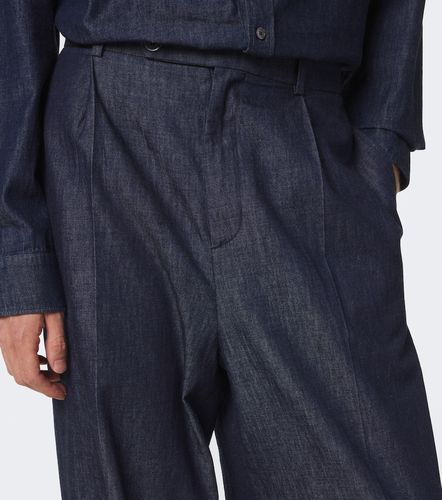 Cotton chambray wide-leg pants - Jil Sander - Modalova