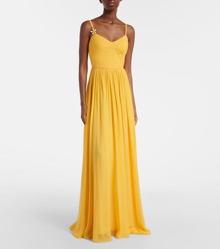 Vestido de fiesta de seda adornado - Elie Saab - Modalova