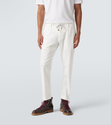 Pantalones slim en mezcla de algodón - Eleventy - Modalova