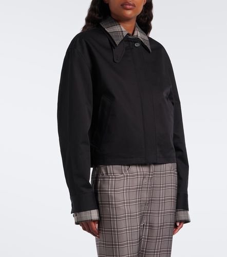 Chaqueta de sarga de algodón a capas - Acne Studios - Modalova