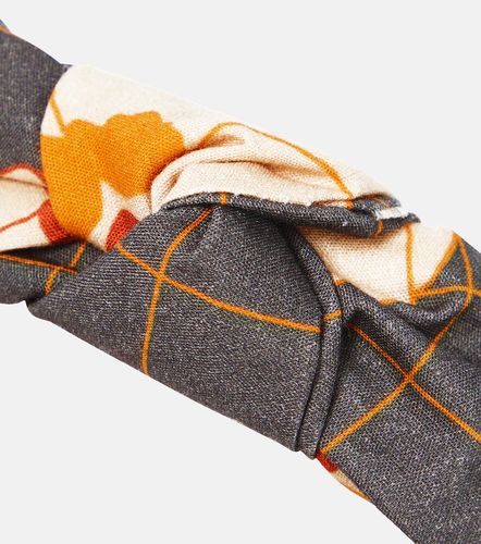 Diadema de algodón estampada - C'era Una Volta - Modalova