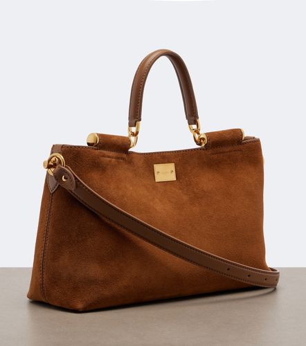 Vittoria Medium suede top-handle bag - Dolce&Gabbana - Modalova