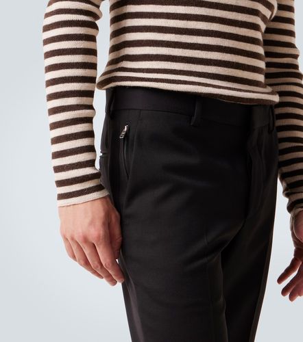 Pantalón recto de lana virgen - Prada - Modalova
