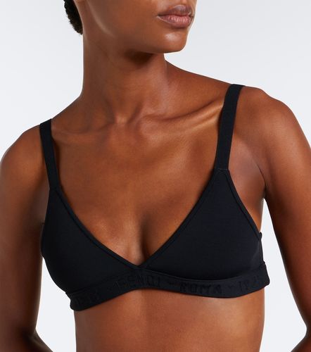 Fendi Bralette a triangolo con logo - Fendi - Modalova