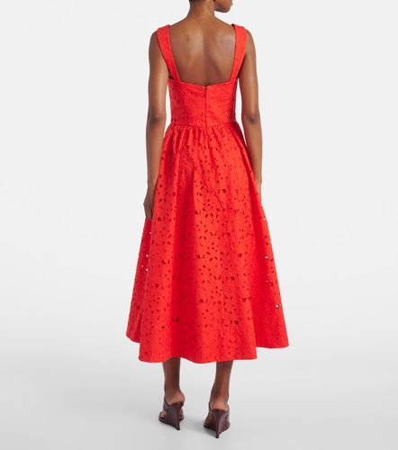 Vestido midi Blaire de encaje de algodón - Rebecca Vallance - Modalova
