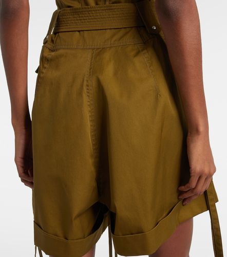 Shorts de algodón con cinturón - McQueen - Modalova