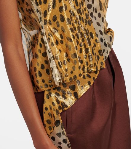 Jacques Wei Silk-blend lame top - Jacques Wei - Modalova