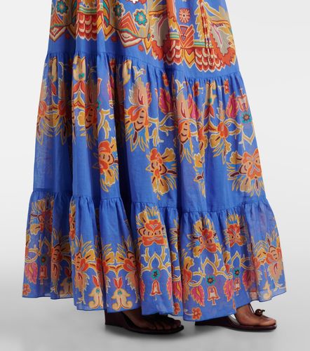 Vestido largo en gasa de algodón estampado - Etro - Modalova