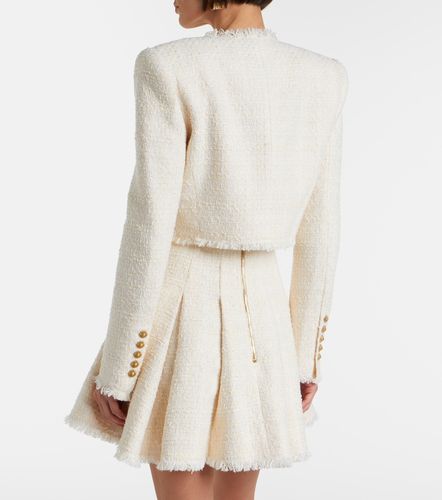 Balmain Cropped tweed jacket - Balmain - Modalova