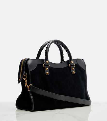 Le City Medium suede top-handle bag - Balenciaga - Modalova