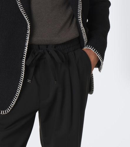 Wool-blend straight pants - Dolce&Gabbana - Modalova