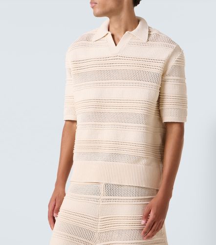 Polo de croché en mezcla de algodón - Commas - Modalova