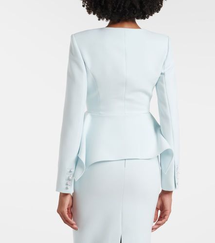 Blazer de crepé con peplum - Roland Mouret - Modalova
