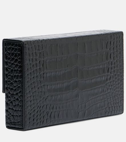 T Latch croc-effect leather box clutch - Tom Ford - Modalova