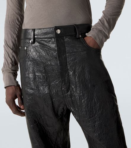 Rick Owens Leather wide-leg jeans - Rick Owens - Modalova