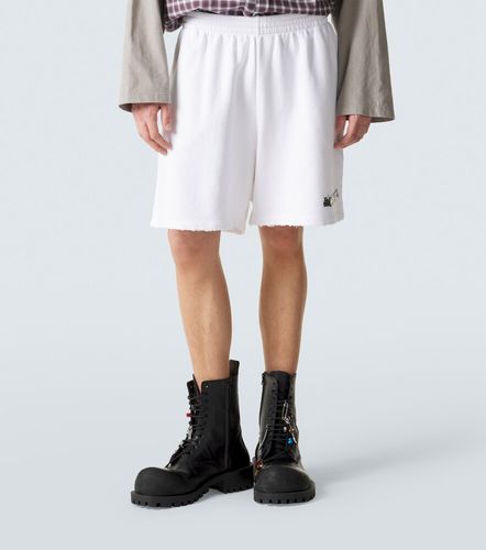 Shorts de algodón con logo - Balenciaga - Modalova