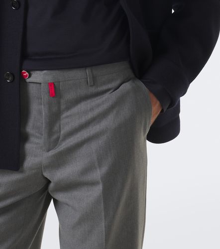 Kiton Pantaloni slim in lana - Kiton - Modalova