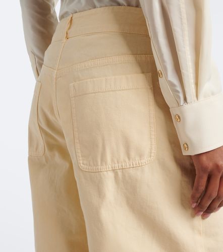 Pantalones anchos de algodón - Moncler - Modalova