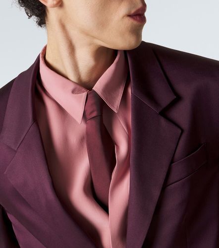 Saint Laurent Silk taffeta tie - Saint Laurent - Modalova