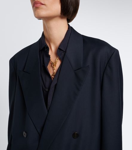 Blazer cruzado oversized de lana - Gucci - Modalova