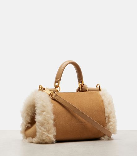 My Sicily Small suede top-handle bag - Dolce&Gabbana - Modalova