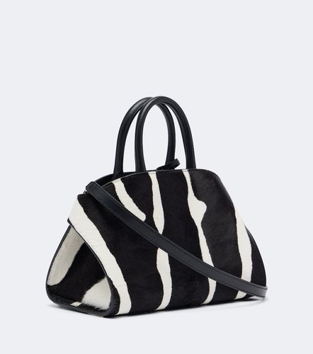 Hug Small zebra print shoulder bag - Ferragamo - Modalova