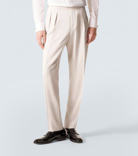 Silk straight pants - Brunello Cucinelli - Modalova
