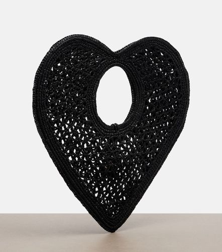 Spiaggia Coeur Small raffia top-handle bag - Jacquemus - Modalova