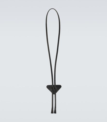 Saffiano triangle bolo tie with logo - Prada - Modalova